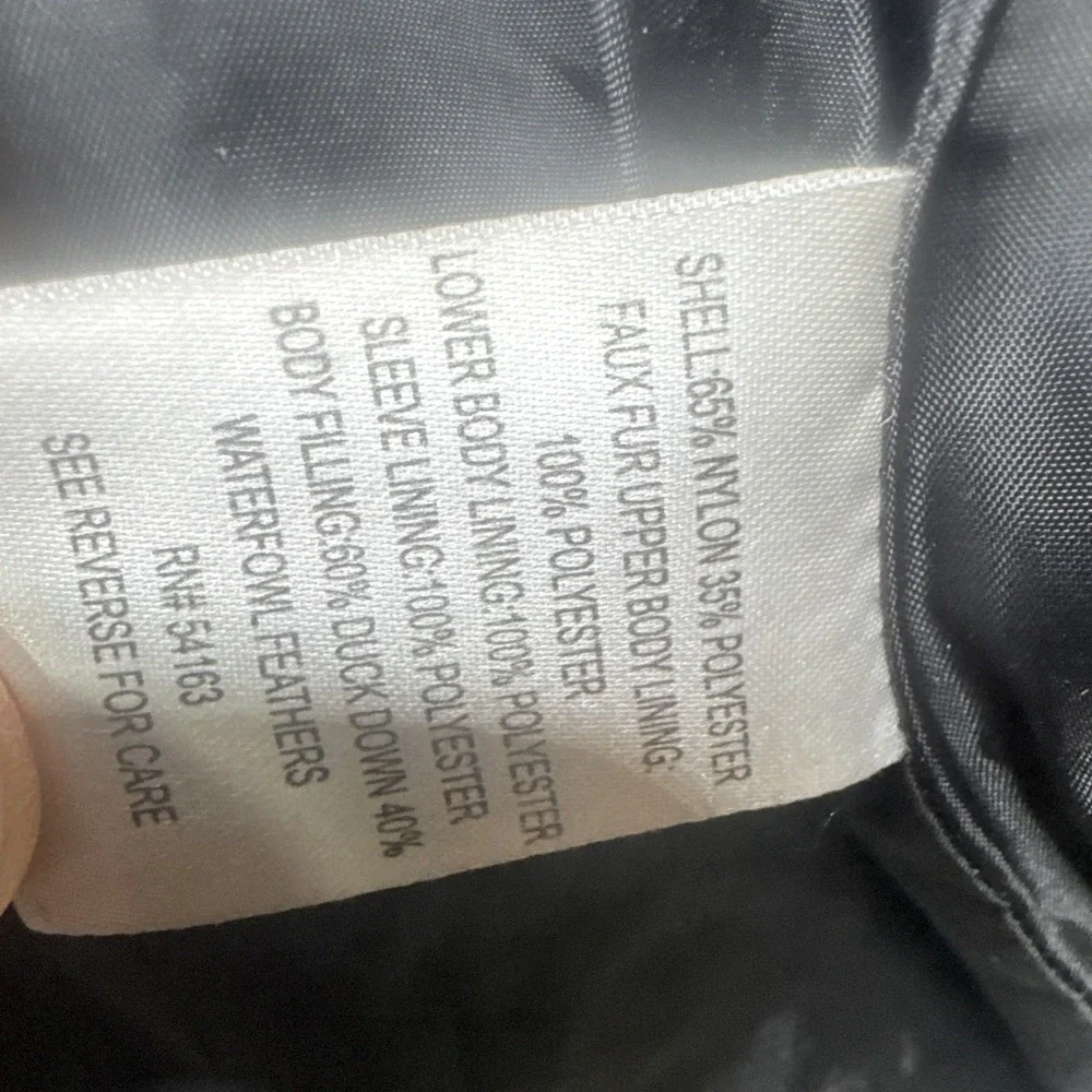 Calvin Klein Mens Black Hooded Toggle Quilted‎ Jacket Large Classic Winter